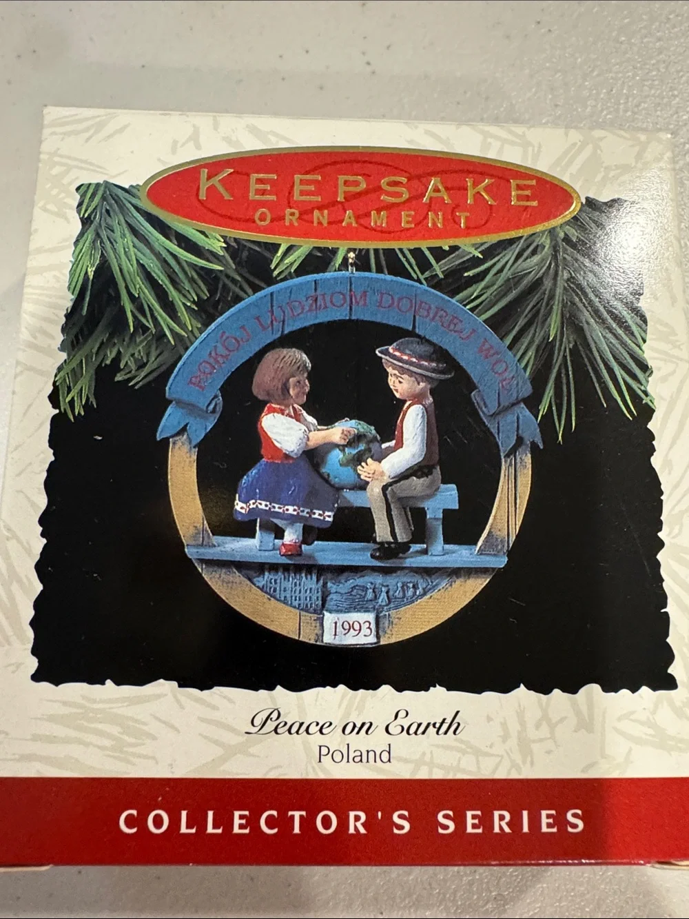 Keepsake Ornament Poland 'Peace on Earth'